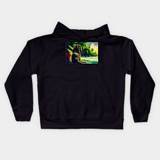 Rastafarian Vibe Kids Hoodie